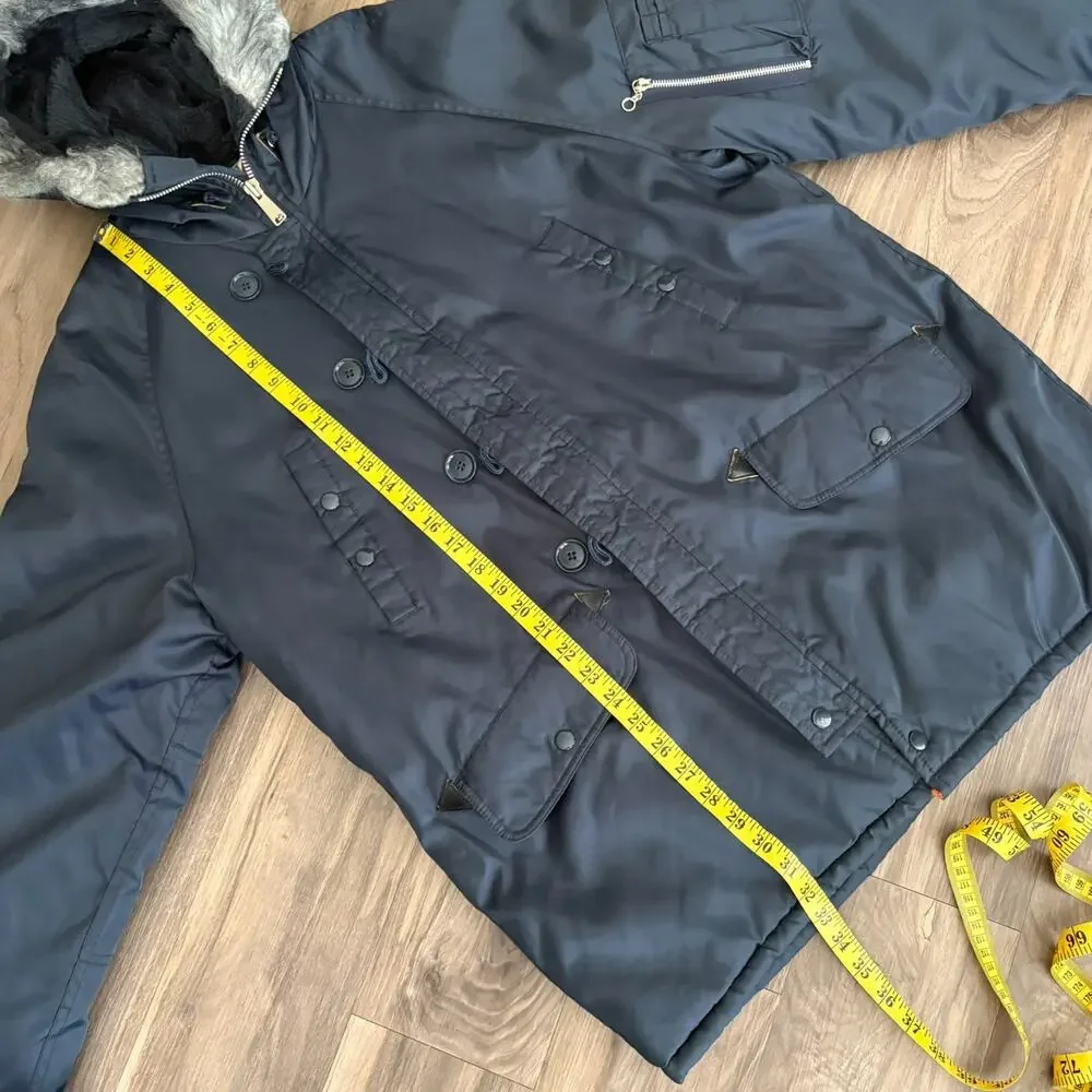 Vintage Dickies Quilted N-3B Snorkle Parka Extreme Winter Men’s Size L RARE 80s